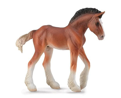 Bay Clydesdale Foal Model Breyer 