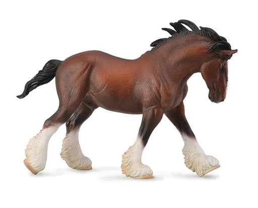 Bay Clydesdale Stallion Model Breyer 