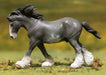 Black Sabino Roan Clydesdale Stallion Model Breyer 