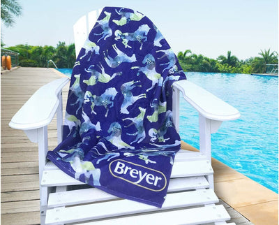 Breyer Blue Horse Beach and Bath Towel | 30