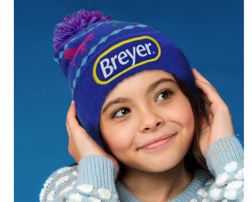 Breyer Blue Pom-Pom Winter Hat Apparel Breyer 