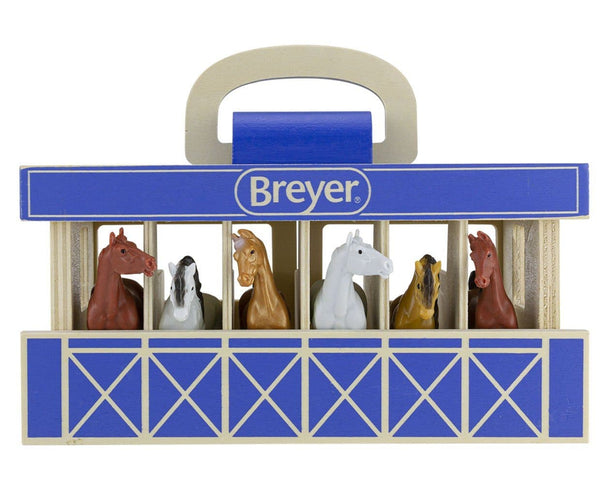 Breyer Farms™ Wood Carry Stable - BreyerHorses.com