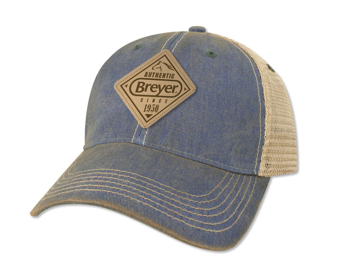 Breyer Trucker Cap with Leather Patch — BreyerHorses.com