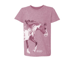 Breyer Western Paint Heather T-Shirt Rose Youth