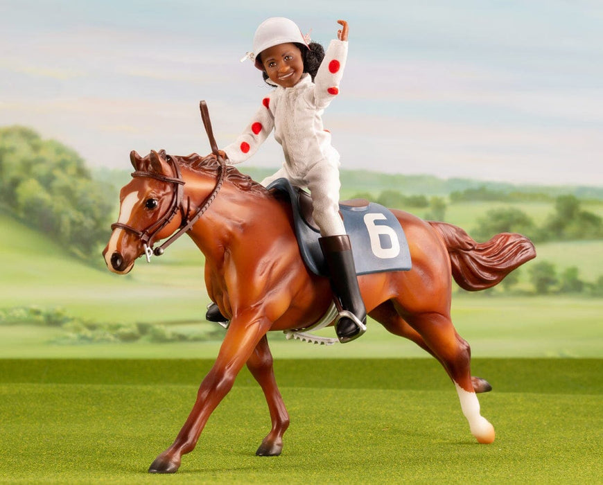 Breyer Cheryl White Rider, Horse and Book Gift Set