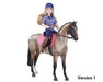 English Horse and Rider - Version 1  - Rider on Horse