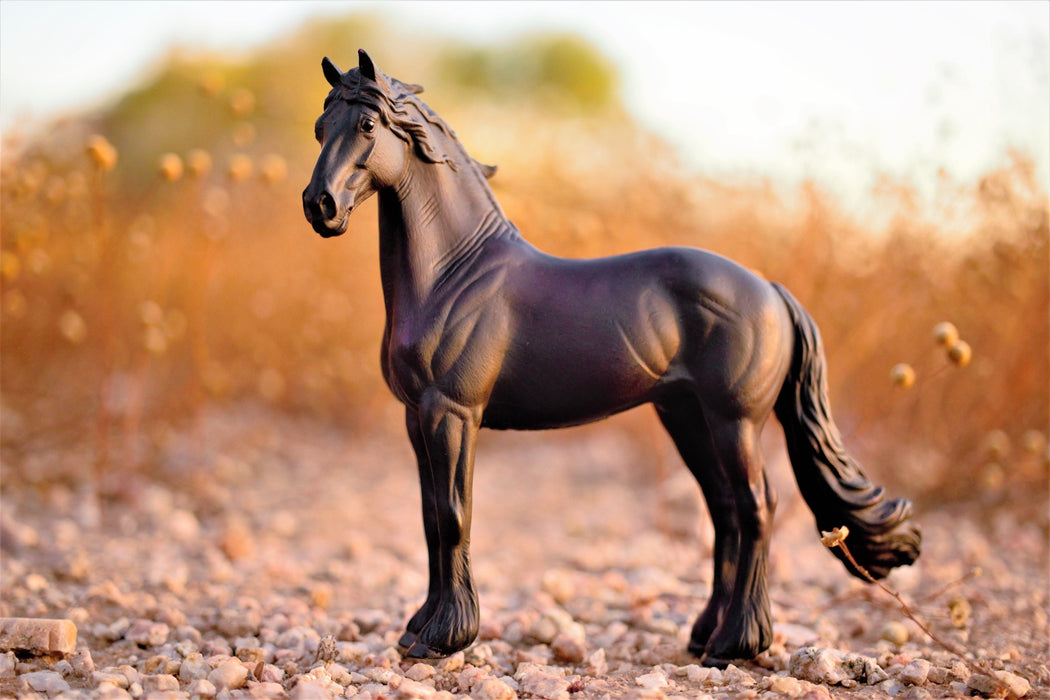 Friesian Stallion Model Breyer 