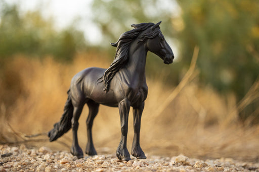 Friesian Stallion Model Breyer 