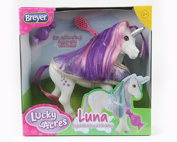 Luna - Bath Time Unicorn Model Breyer 