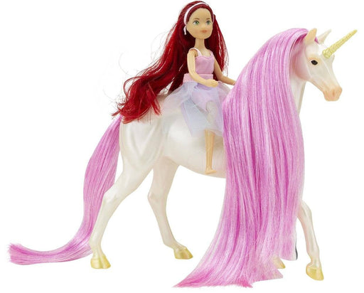 Magical Unicorn Sky and Fantasy Rider, Meadow Model Breyer 