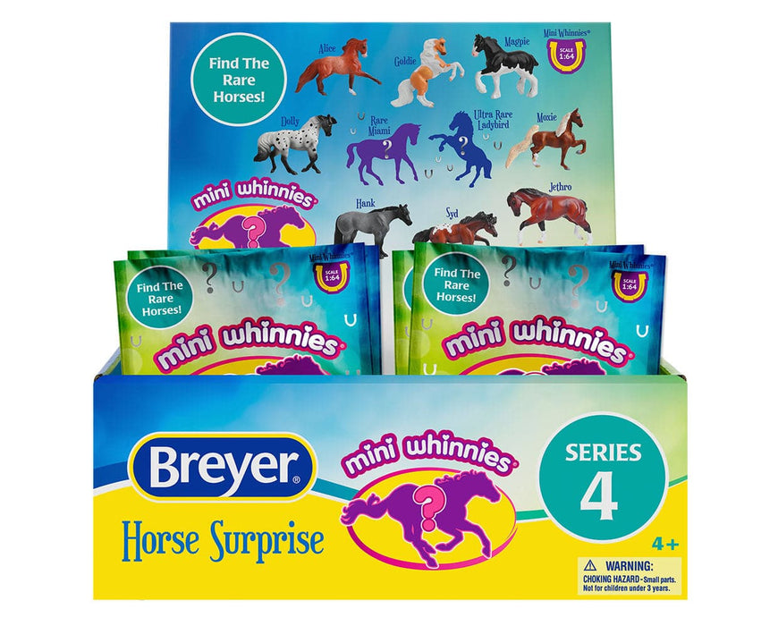 Mini Whinnies Horse Surprise Display | Series 4 Model Breyer 