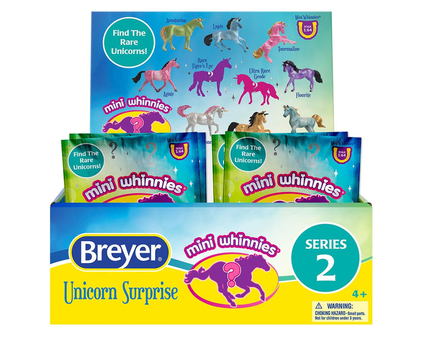 Mini Whinnies Unicorn Surprise Display | Series 2 Model Breyer 