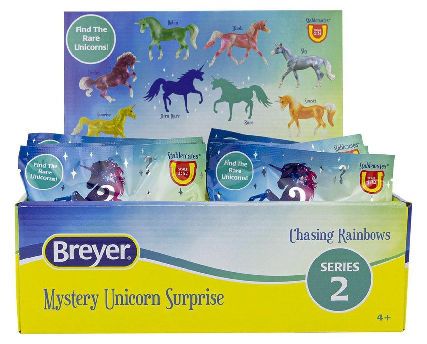 Mystery Unicorn Surprise: Chasing Rainbows Blind Bag Display Model Breyer 