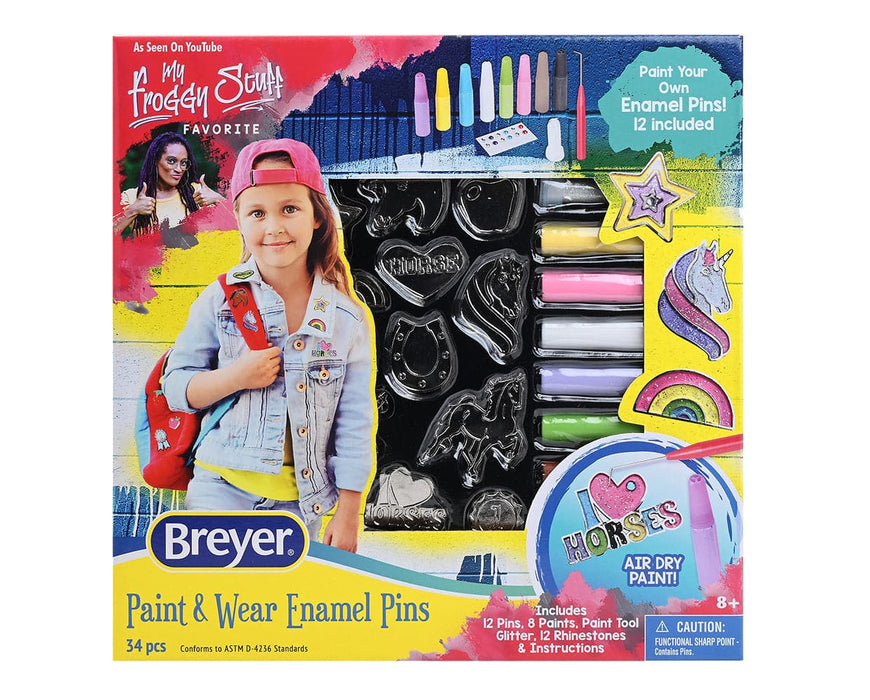 Paint & Wear Enamel Pin Kit Model Breyer 