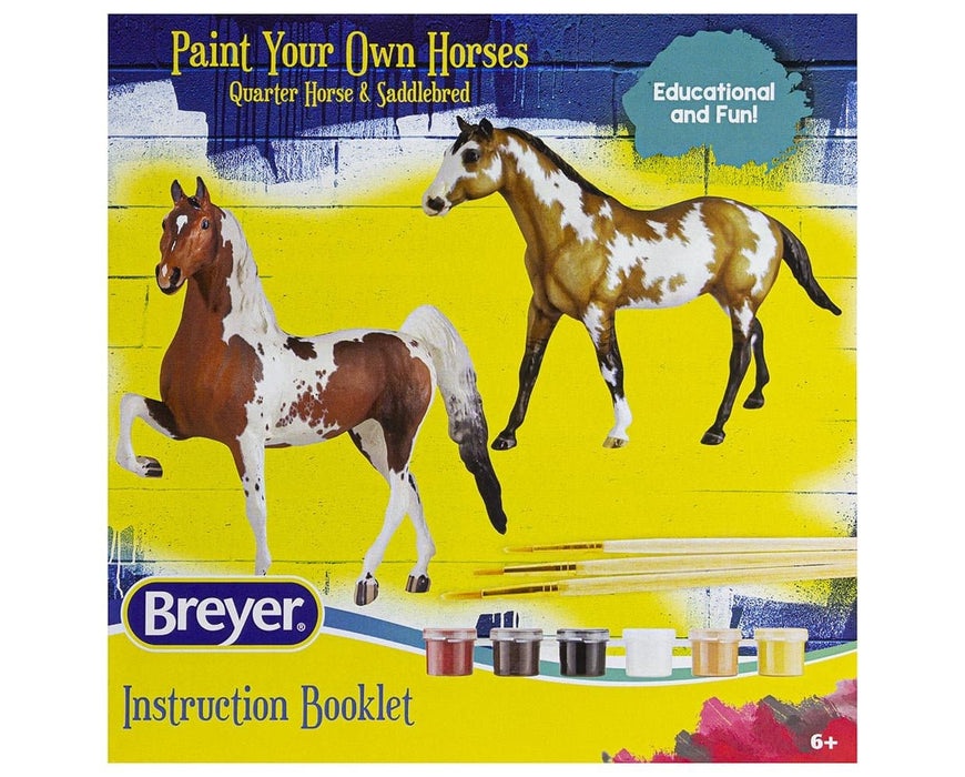 Paint Your Own Horse | Quarter Horse & Saddlebred Model Breyer 