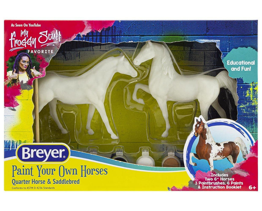 Paint Your Own Horse | Quarter Horse & Saddlebred Model Breyer 