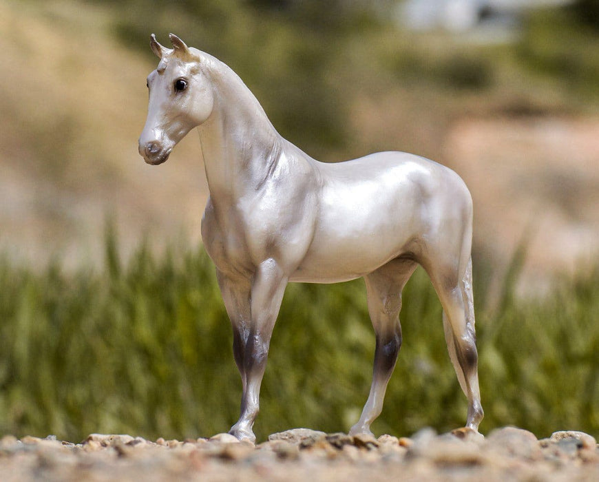 Pearly Grey Trakehner Model Breyer 