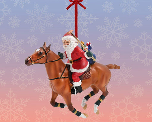 Polo Playing Santa | Santa Ornament