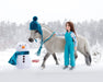 Tinsel | Holiday Pony Playset - Rider next to horse with snowman