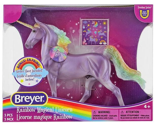 Rainbow Magical Unicorn Model Breyer 