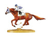 Secretariat | 50th Anniversary Figurine with Jockey- facing left