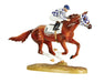 Secretariat | 50th Anniversary Figurine with Jockey- facing right