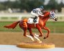 Breyer Secretariat 50th Anniversary Figurine with Jockey