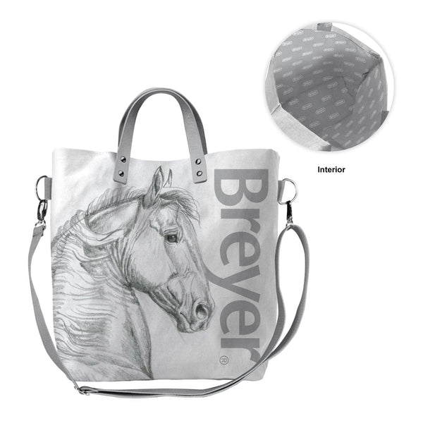 Tote bag con cerniera iniziali B - Be Your Bag