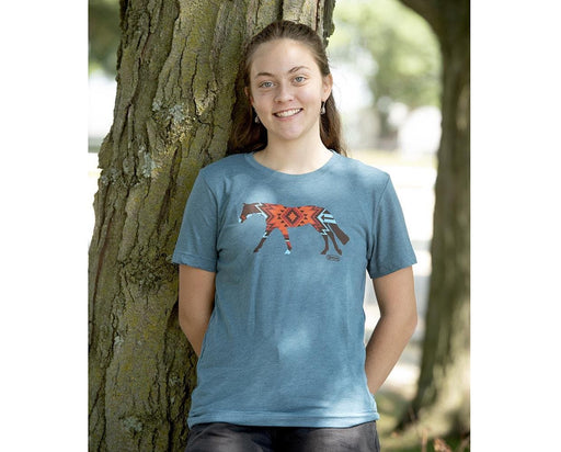 A girl wearing the Southwest Youth T-Shirt