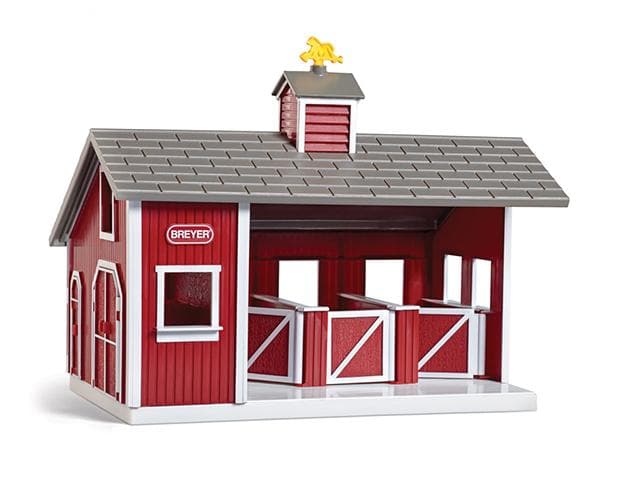 Breyer Stablemates Red Stable Set