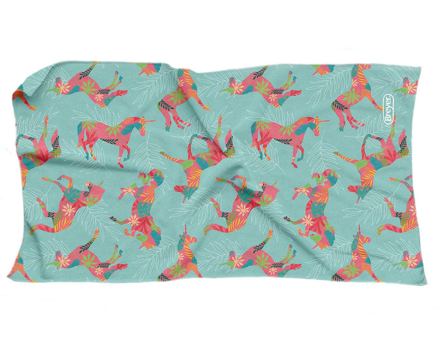 Tropical Unicorn Beach and Bath Towel | 30" x 60" Apparel Breyer 