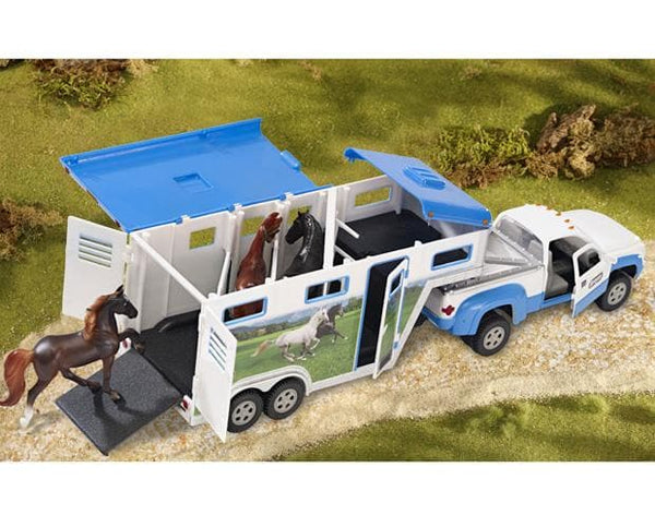 Breyer stablemates truck hot sale and gooseneck trailer