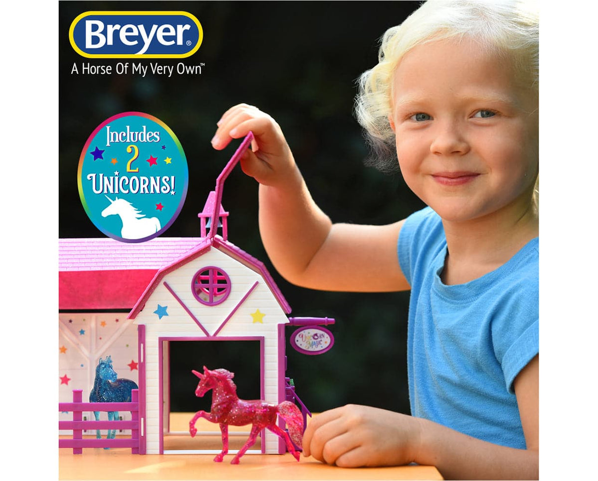 Unicorn Magic Sparkle Playset — BreyerHorses.com