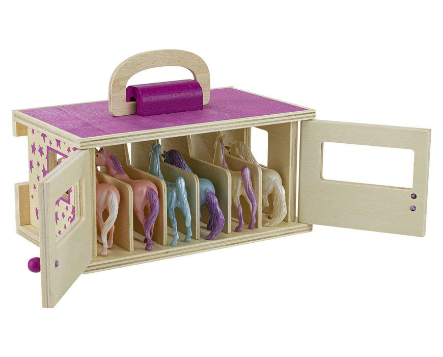 Unicorn Magic Wood Carry Case Model Breyer 