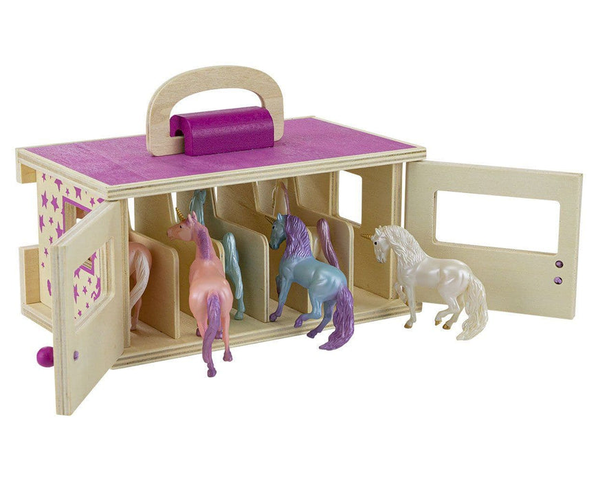 Unicorn Magic Wood Carry Case Model Breyer 