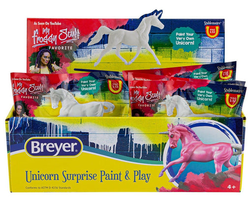 Unicorn Surprise Paint & Play Blind Bag Display Model Breyer 