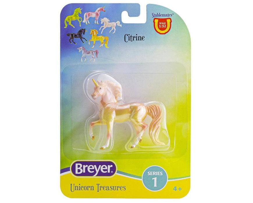 Unicorn Treasures - Citrine Model Breyer 