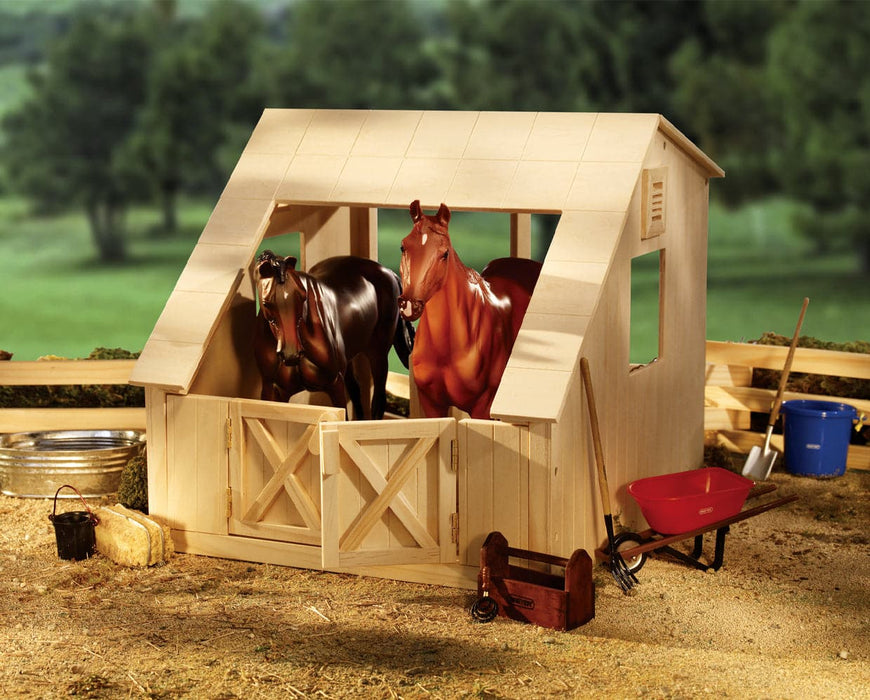 Wood Stable Model Breyer 